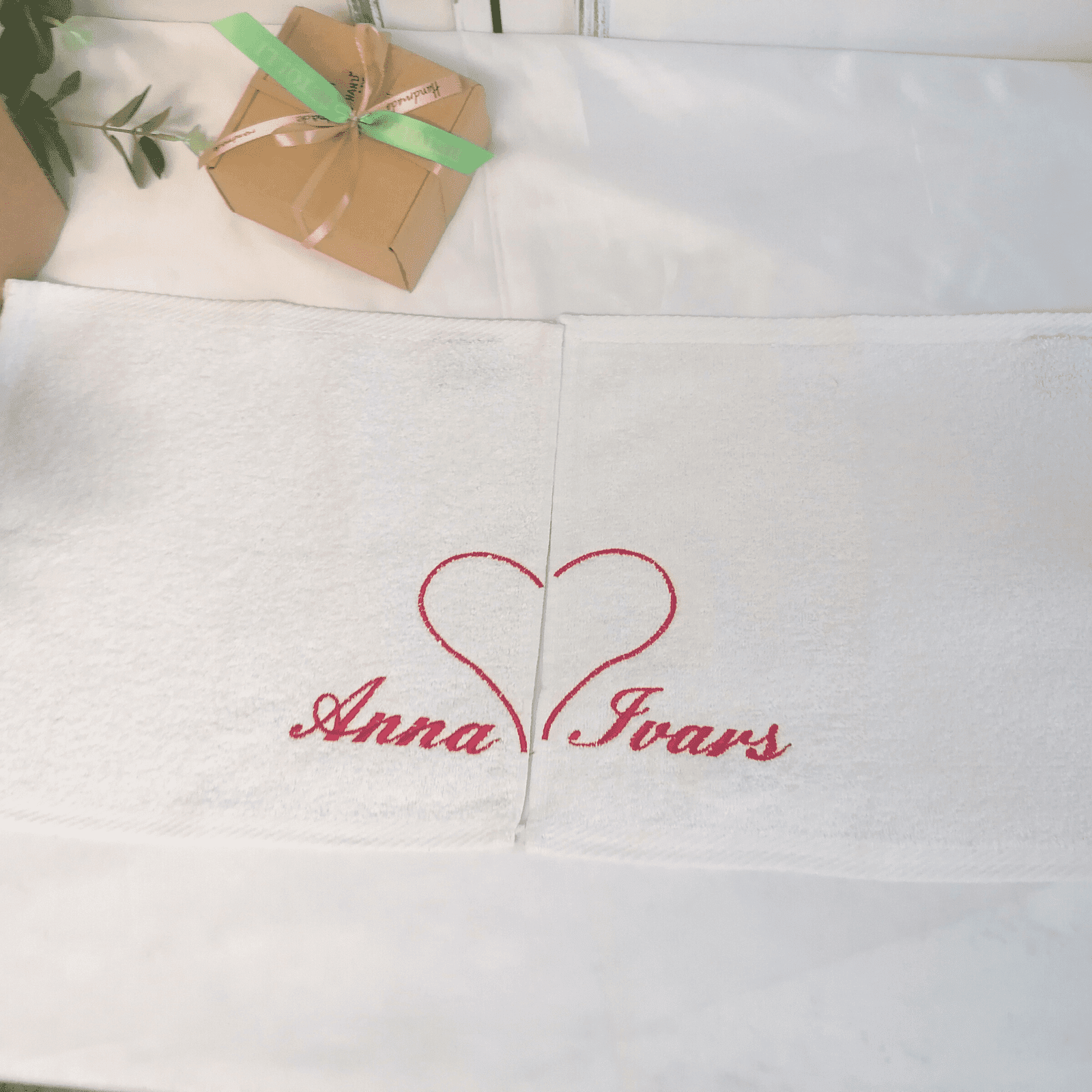 Wedding towel set hot sale