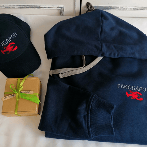 2pcs set Hoodie and cap with LOGO