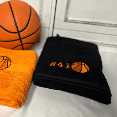 Basketball player Towel with Embroidery