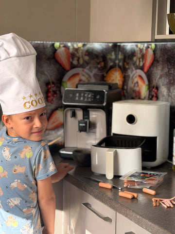 Personalized Chef Hat with Gold Embroidery – Kids & Adults