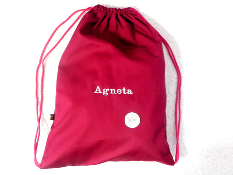 Bag with Embroidered REFLECTIVE Name