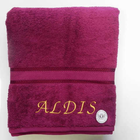 Cotton Towel with Slim name