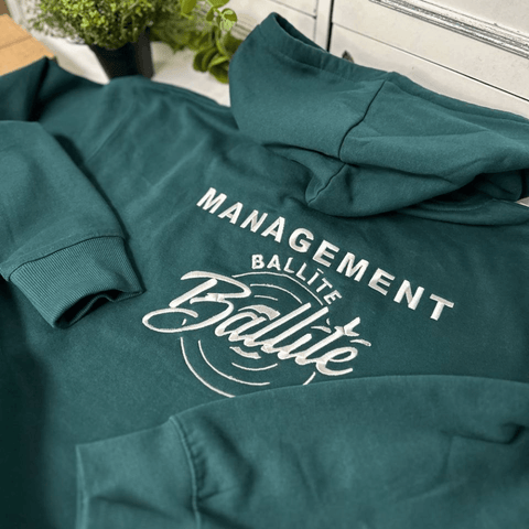 Management Hoodie with 2 pcs LOGO & text