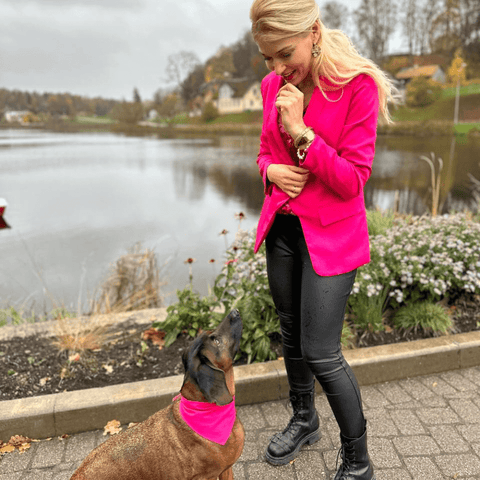 Kima Trendy Pet Bandana – Custom Embroidered with Pet’s Name