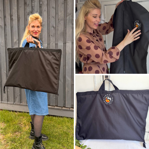 Black Water-Resistant Fabric 165 g/m²