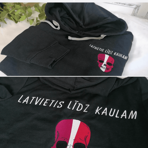 Īsts Latvietis 2pcs embroidery Hoodie