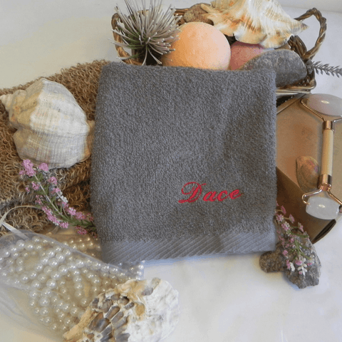 Mini Cotton Towel with Your Name - 30x50cm or 11.81x19.68in