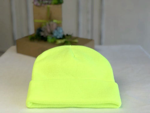 Melna Hunter Beanie ar izšūtu ielāpu