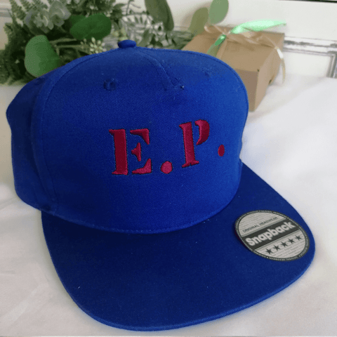 Retro baseball cap with initials