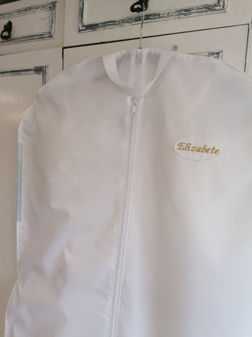 White Water-Resistant Polyester Fabric 140 g/m²