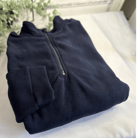 Fleece Sweater with text 2 lines on back