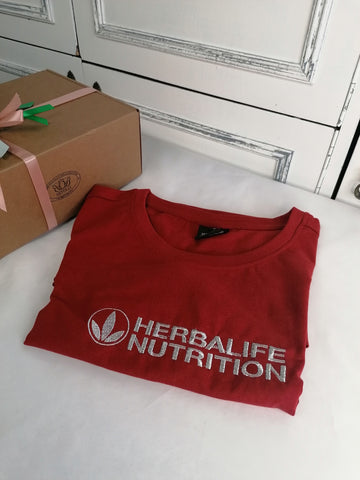 Big logo embroidered Women T-Shirt