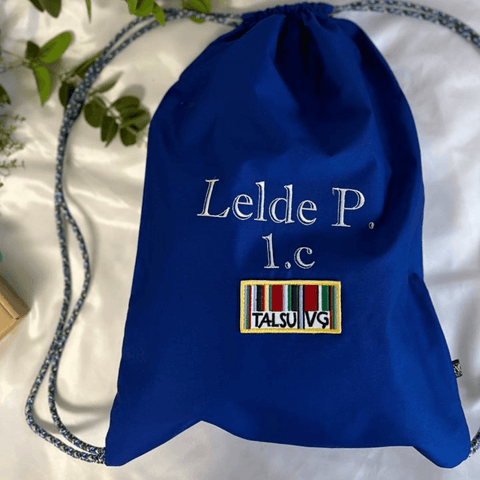 School class, Logo and Name embroidery bag