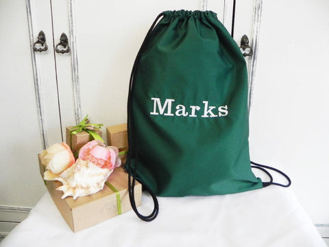 Bag with Embroidered REFLECTIVE Name