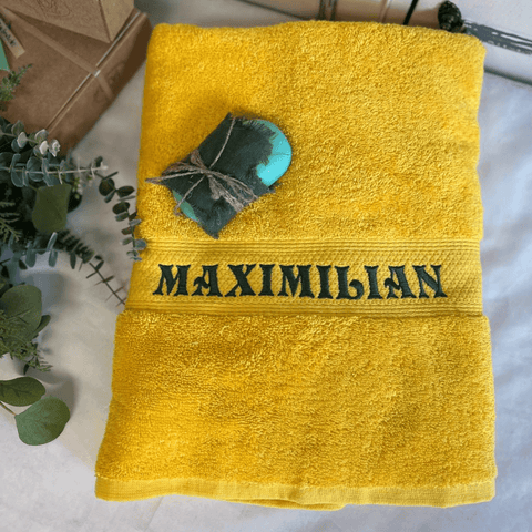 Cotton Towel Bright with Name