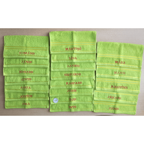 Mini Cotton Towel with Your Name - 30x50cm or 11.81x19.68in