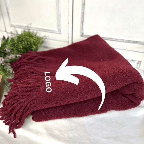 Wool Blanket with embroidered LOGO
