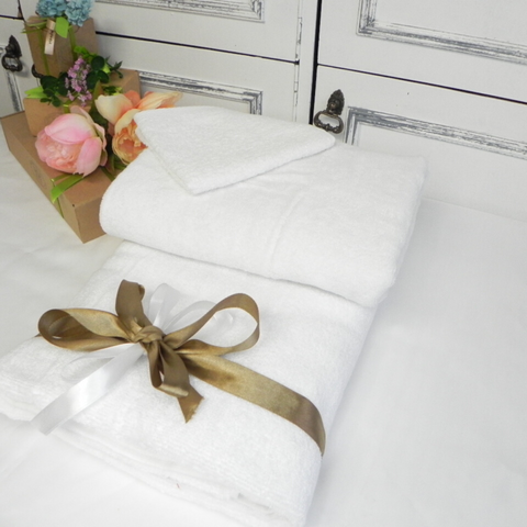 2 pcs Cotton Towel Couple set