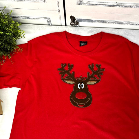 Rudolph Kids T-Shirts With patch