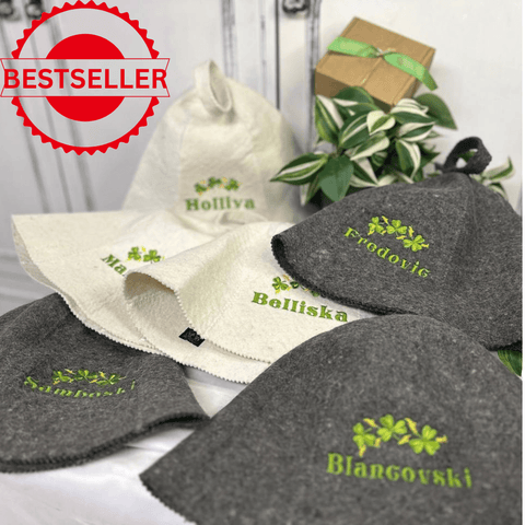 BESTSELLER Personalised Sauna Hat with name