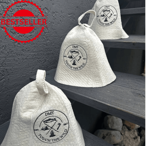 BESTSELLER Personalized Sauna Hat with Custom Logo – Embroidered Sauna Hat