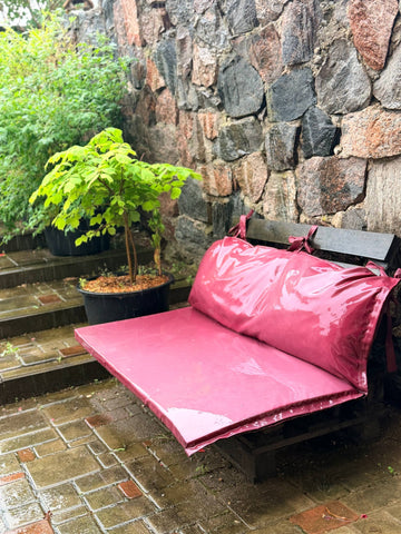 Dark red Water-Resistant Polyester Fabric 140 g/m²