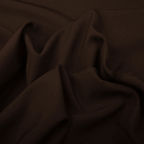 Brown 100% polyester fabric
