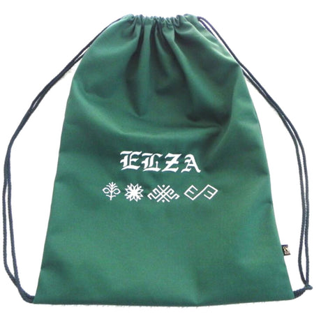 Bag with name and folk ornaments