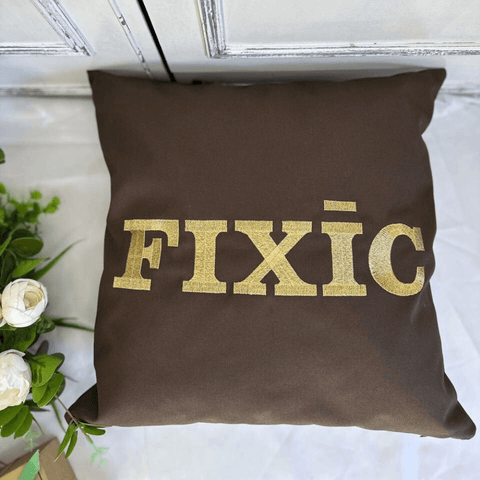 Strong material Pillow for yoga With name Embroidery
