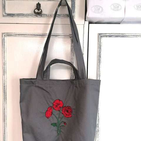 Poppies Shopping Bag