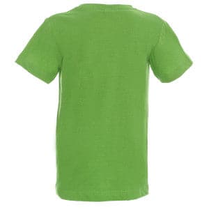 Fluffy Men’s T-Shirts with Green Text patch