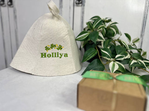 Sucsess Personalised Sauna Hat with Embroidery