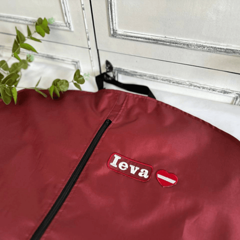 Latvietis Clothes Bag With your name and flag