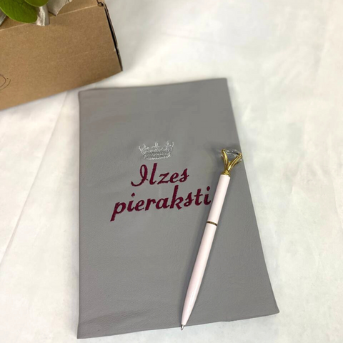 Princess Eco Leather Notebook with crown