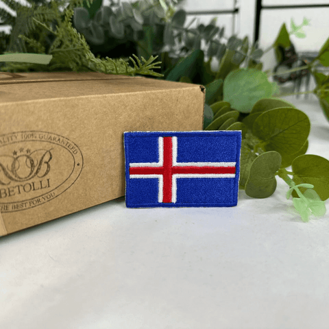 Iceland Flag Patch 4x6cm or 1.57x2.36 in