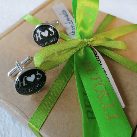 Bride Personalized Wedding Cufflinks