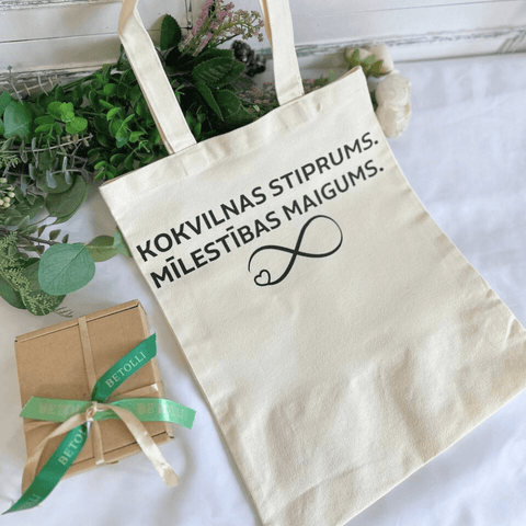Tote Bag with text Print