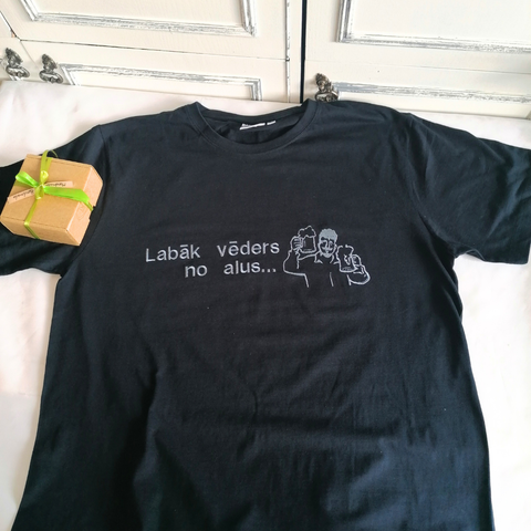 Vēders no alus Men’s T-Shirt