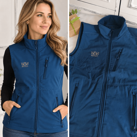 Women’s Softshell Vest with Custom Embroidered Company Logo