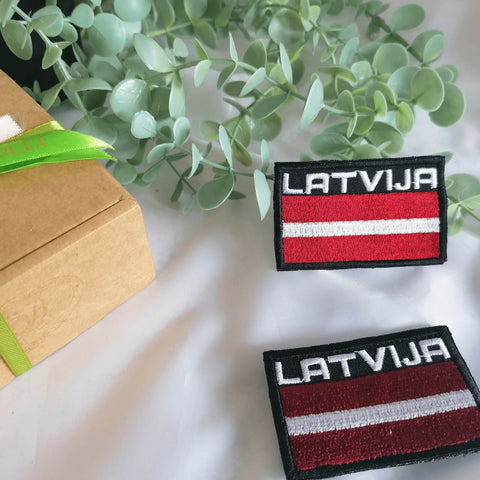 Latvia Police Patch 7x4.5cm or 1.77x2.75in