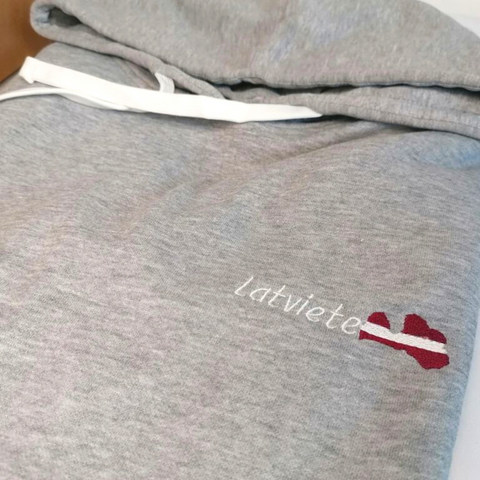 Latviete with flag Hoodie