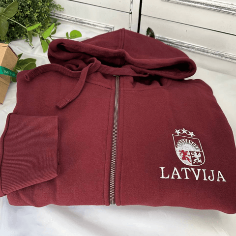 Latvija Hoodie Jacket
