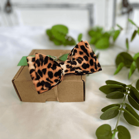 Leopard Handmade Elegant Bow Tie