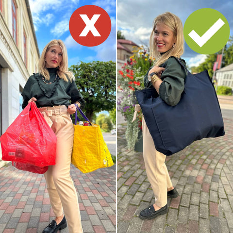 BIG Deposit and Shopping Bag with LOGO