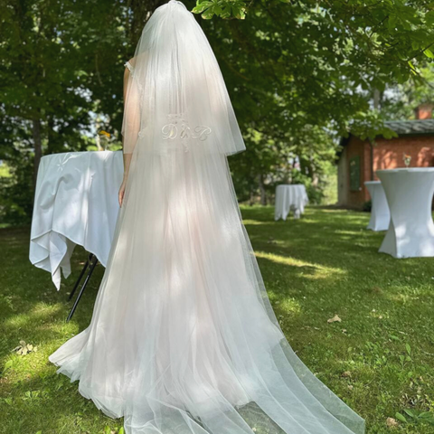 Personalised Queen Wedding veil