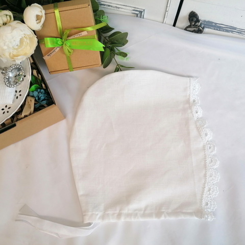 Linen Apron with text