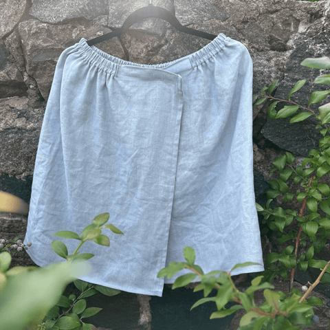 Linen Sauna skirts with text