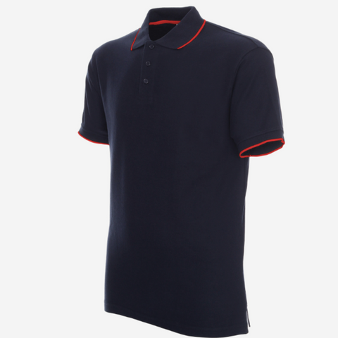 Navy Line Men Personalized Polo Shirt