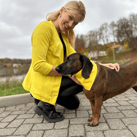 Kima Trendy Pet Bandana – Custom Embroidered with Pet’s Name