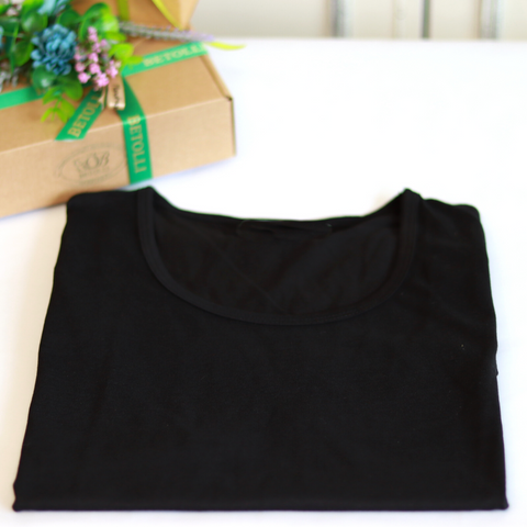 Coffe First Men’s T-Shirts with Text and Big Bear patch